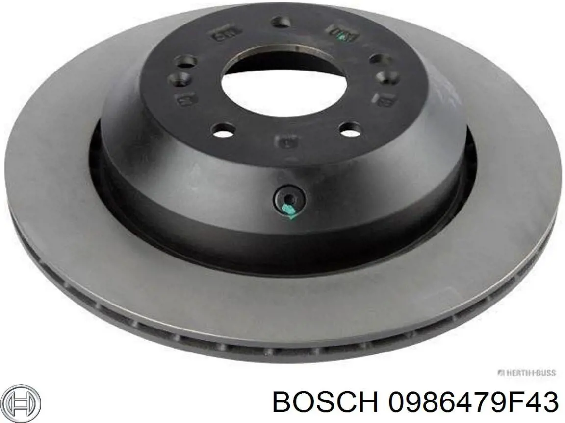 Задний тормозной диск Bosch 0986479F43 цена, от 59.07 USD