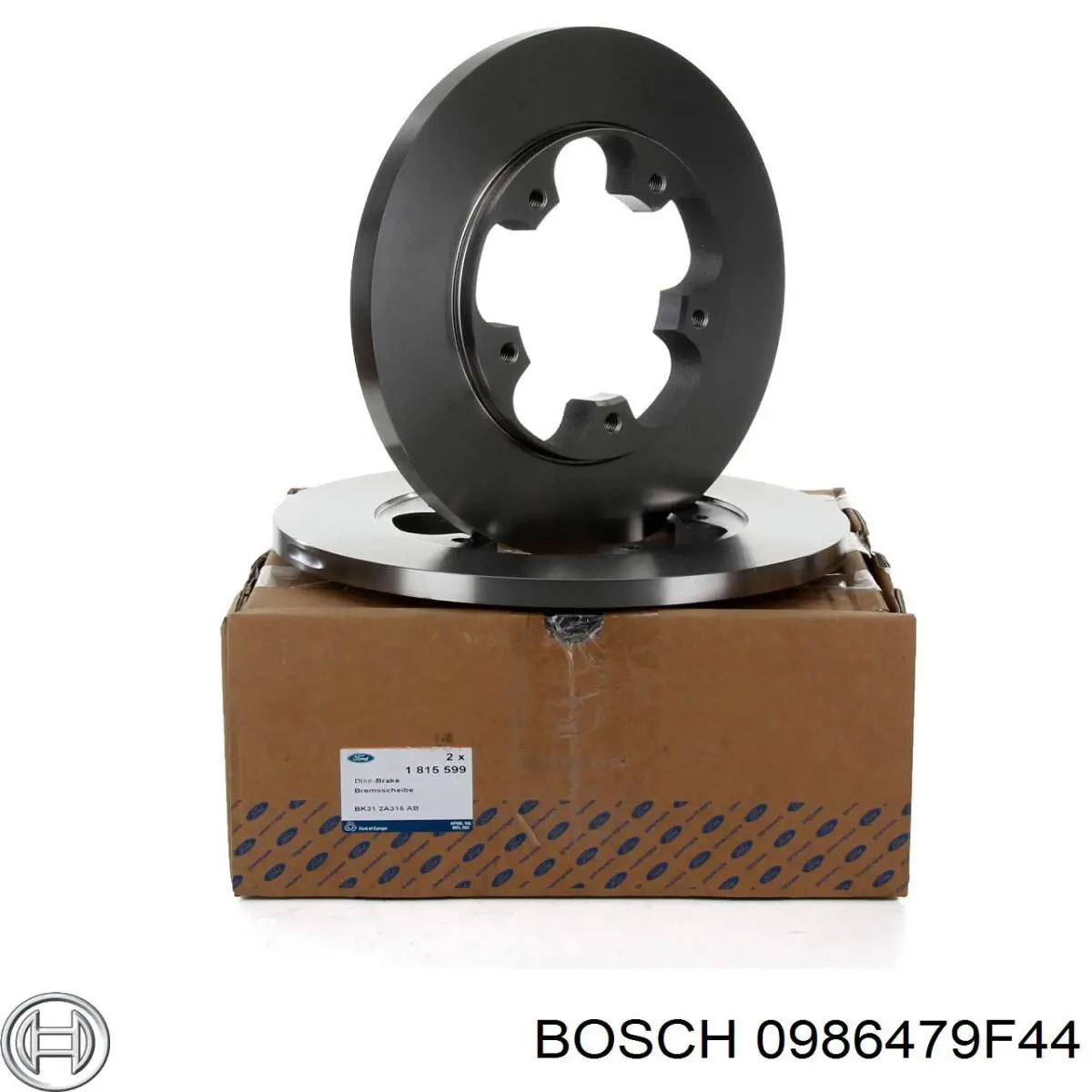 Купить 0986479F44 Bosch Диск тормозной задний