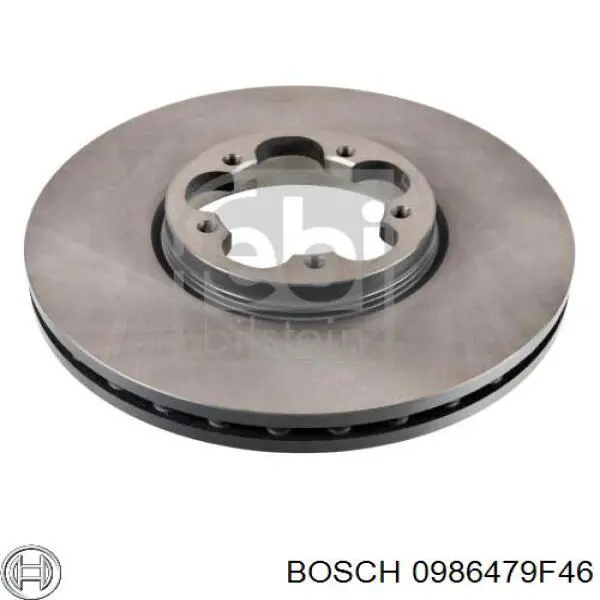 Тормоз дисковый передний Bosch 0986479F46 цена, от 55.02 USD