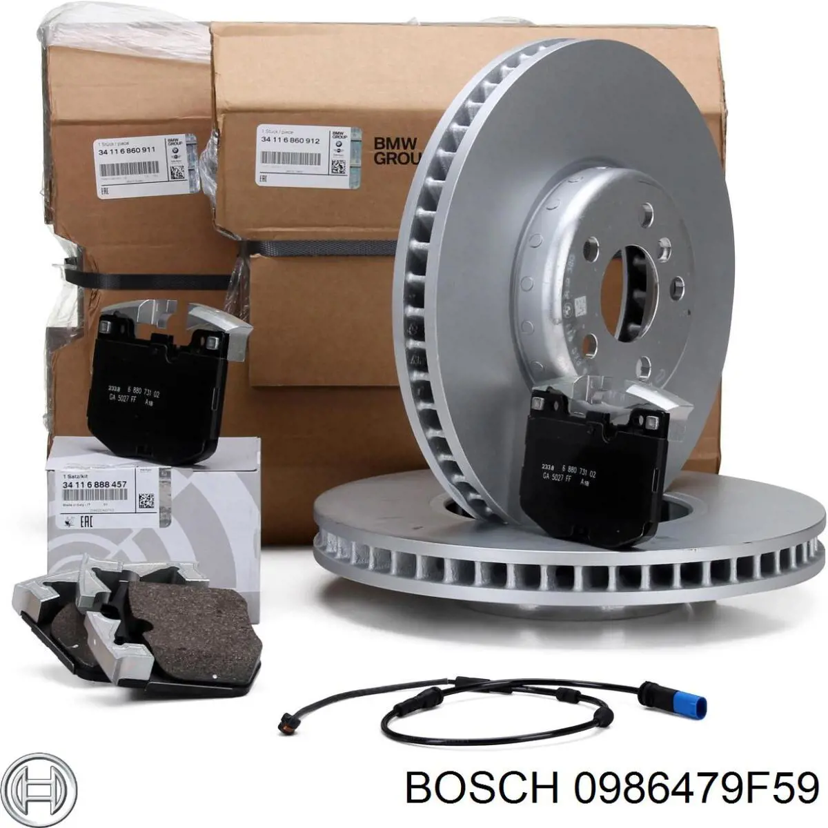 Тормоз дисковый передний Bosch 0986479F59 цена, от 232.24 USD