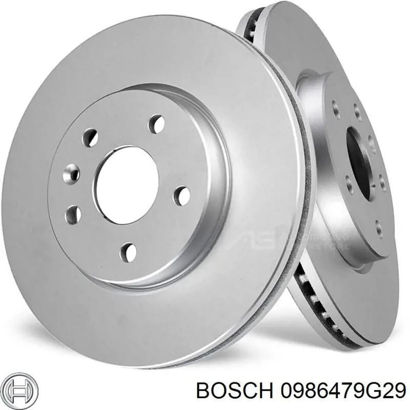 0986479G29 Bosch disco do freio traseiro