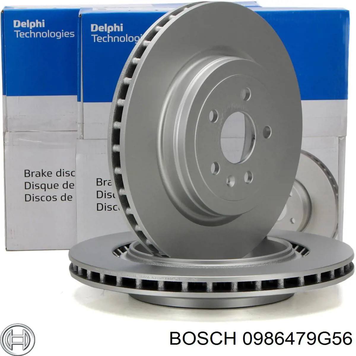 Тормозные диски 0986479G56 Bosch