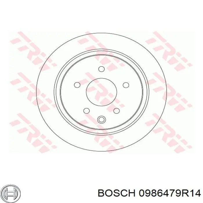 0986479R14 Bosch Дисковый тормоз