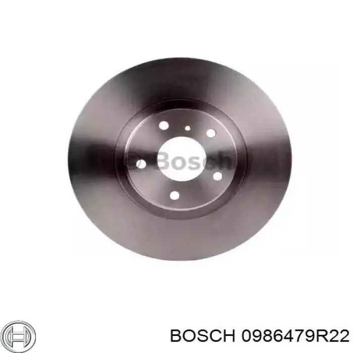 Передние тормозные диски 0986479R22 Bosch