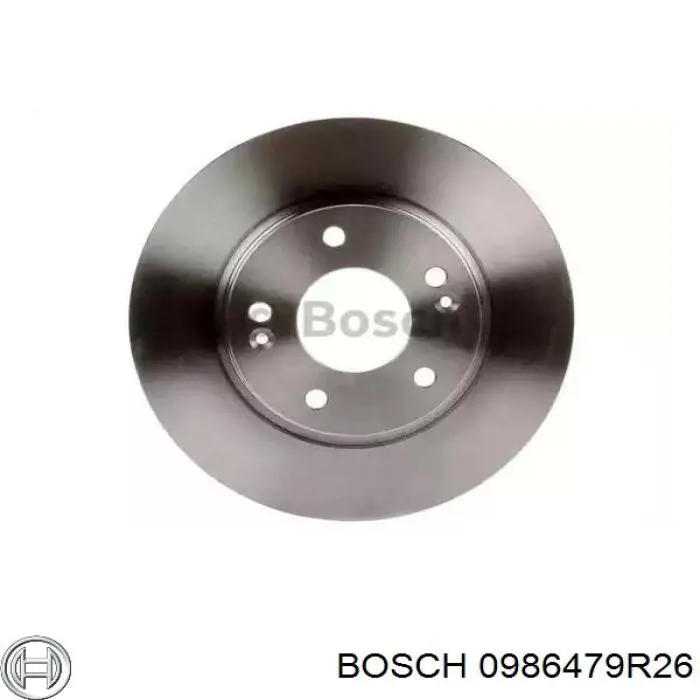 0986479R26 Bosch диск тормозной передний