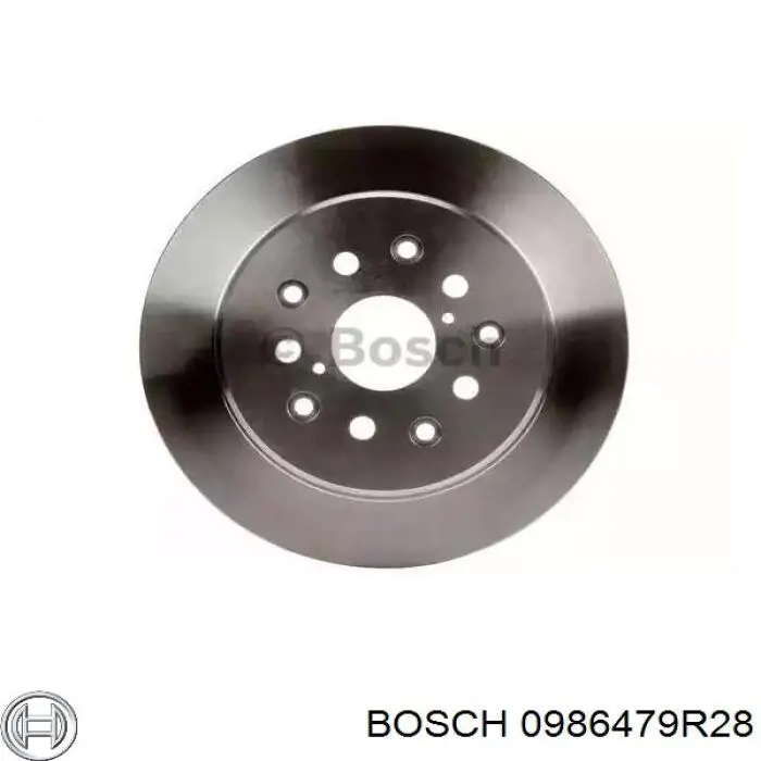 0986479R28 Bosch Диск тормозной передний