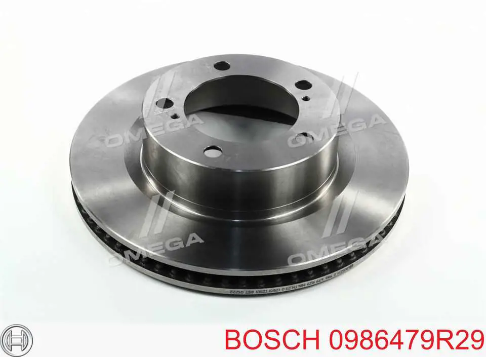 0986479R29 Bosch диск тормозной передний