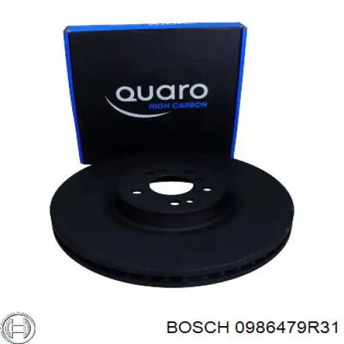 0986479R31 Bosch Диск тормозной передний