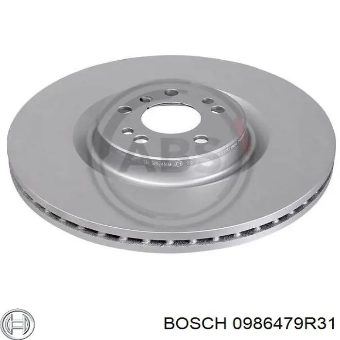 Передний тормозной диск Bosch 0986479R31