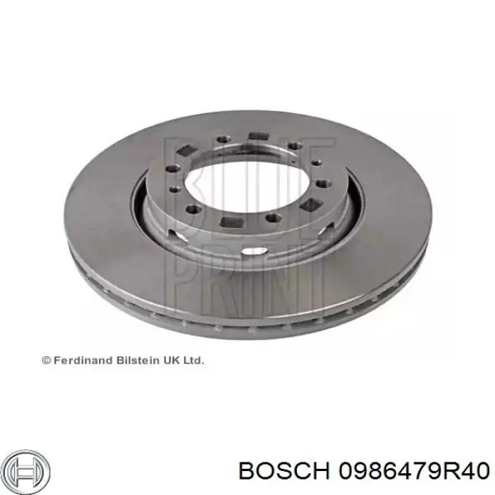 Купить 0986479R40 Bosch Ротор тормозной