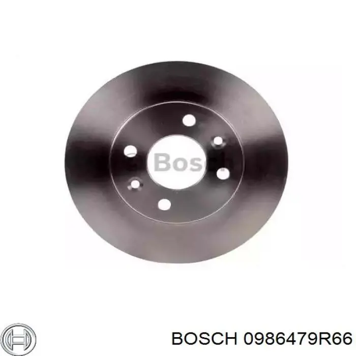 0986479R66 Bosch диск тормозной передний