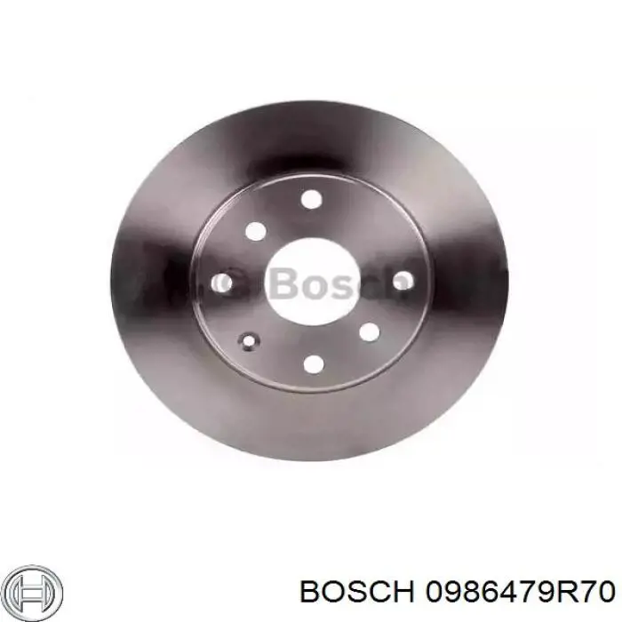 Передние тормозные диски 0986479R70 Bosch