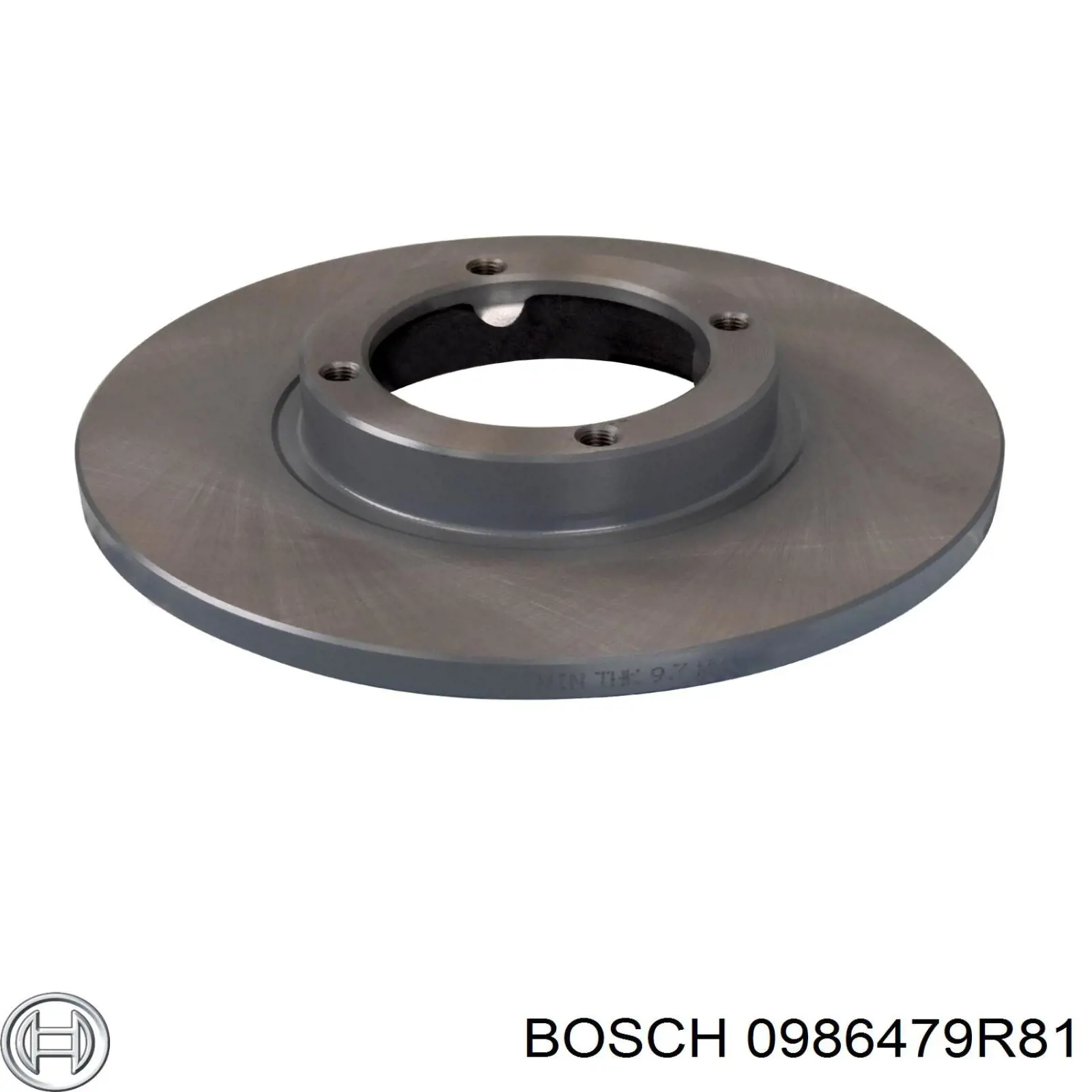 Передние тормозные диски 0986479R81 Bosch