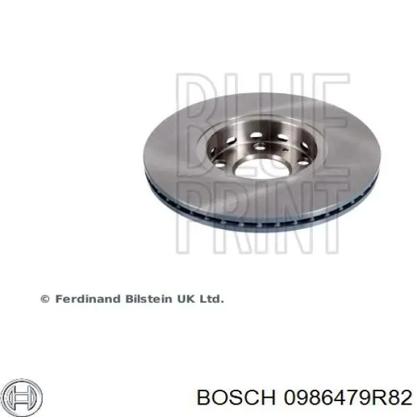 Тормоз дисковый передний Bosch 0986479R82 цена, от 37.92 USD