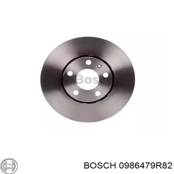 0986479R82 Bosch диск тормозной передний