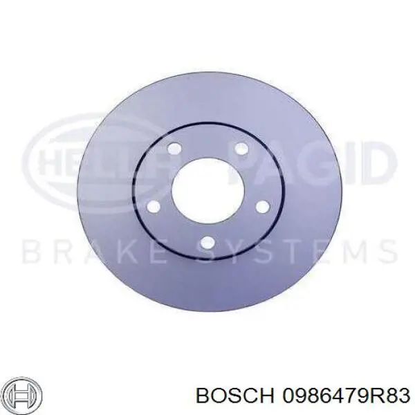 Тормоз дисковый передний Bosch 0986479R83 цена, от 38.01 USD