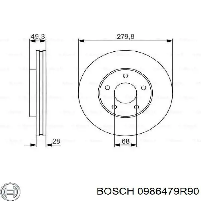 0986479R90 Bosch