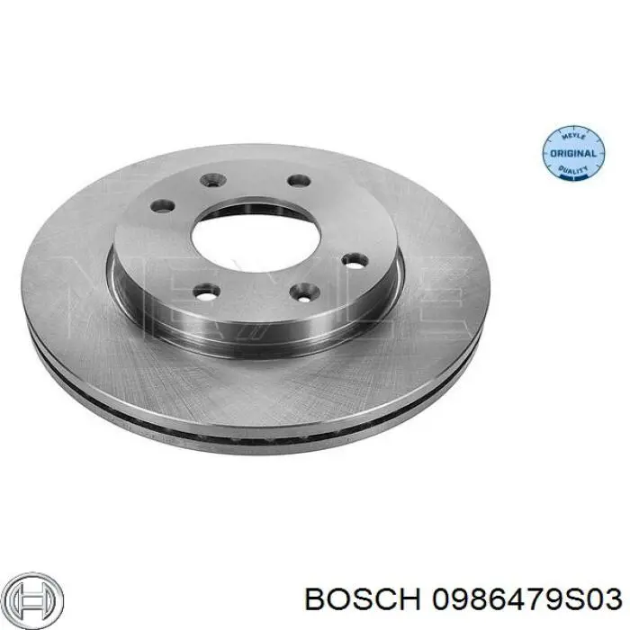 0986479S03 Bosch диск тормозной передний