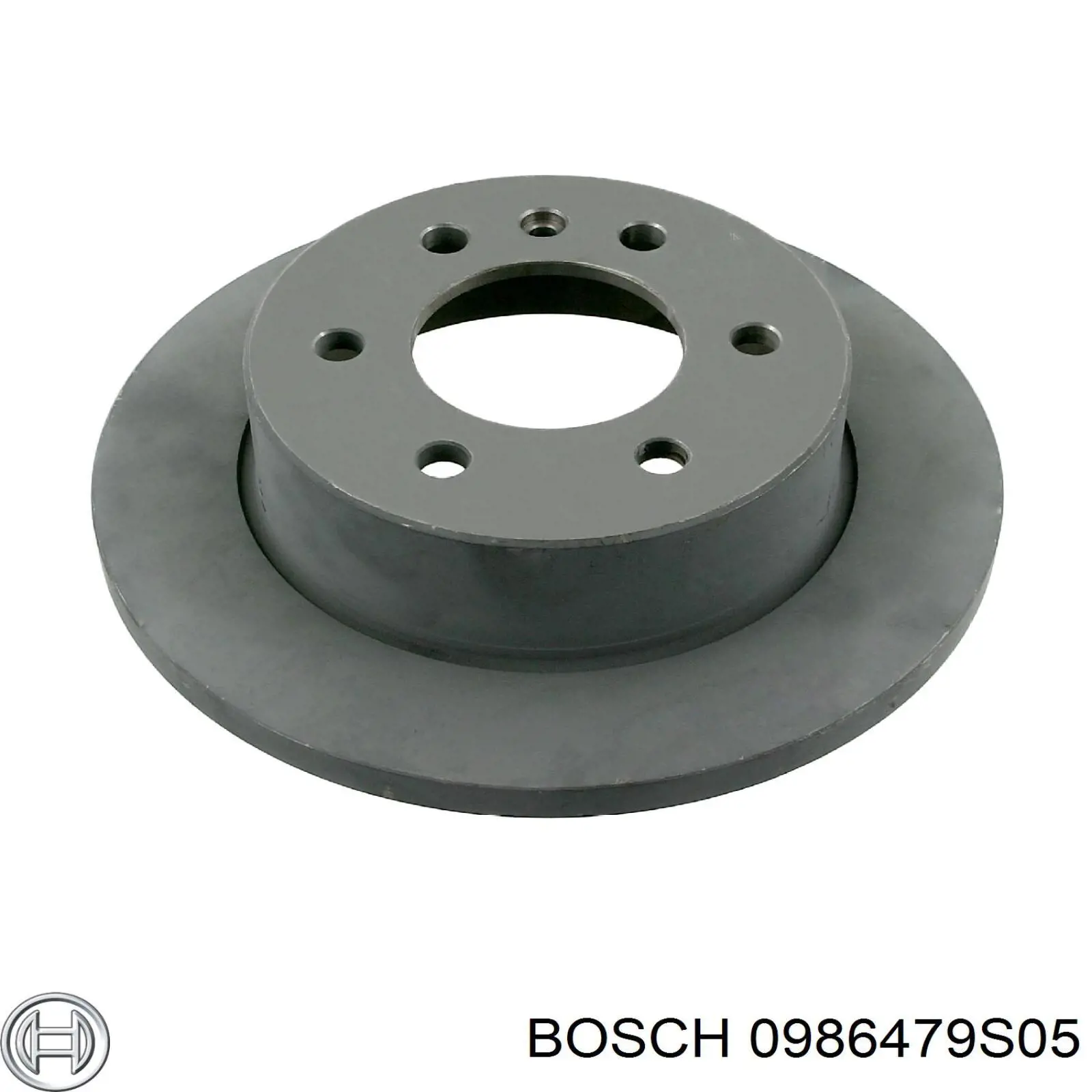 Disco de freno trasero 0986479S05 Bosch