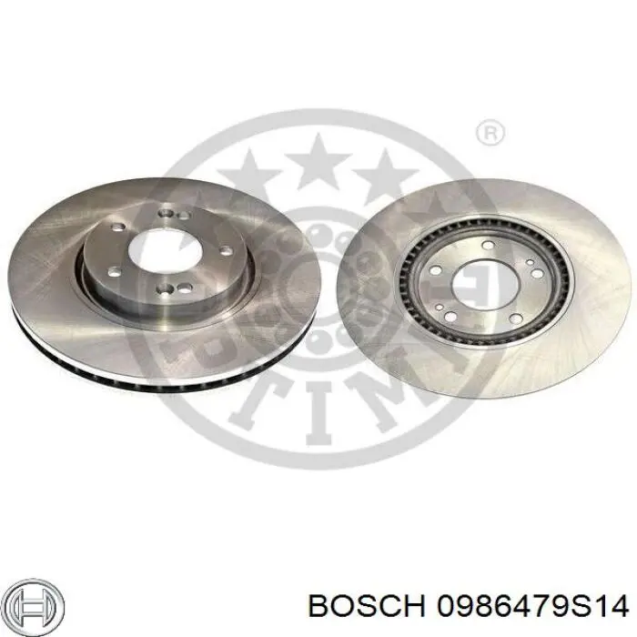 Тормоз дисковый передний Bosch 0986479S14 цена, от 48.01 USD