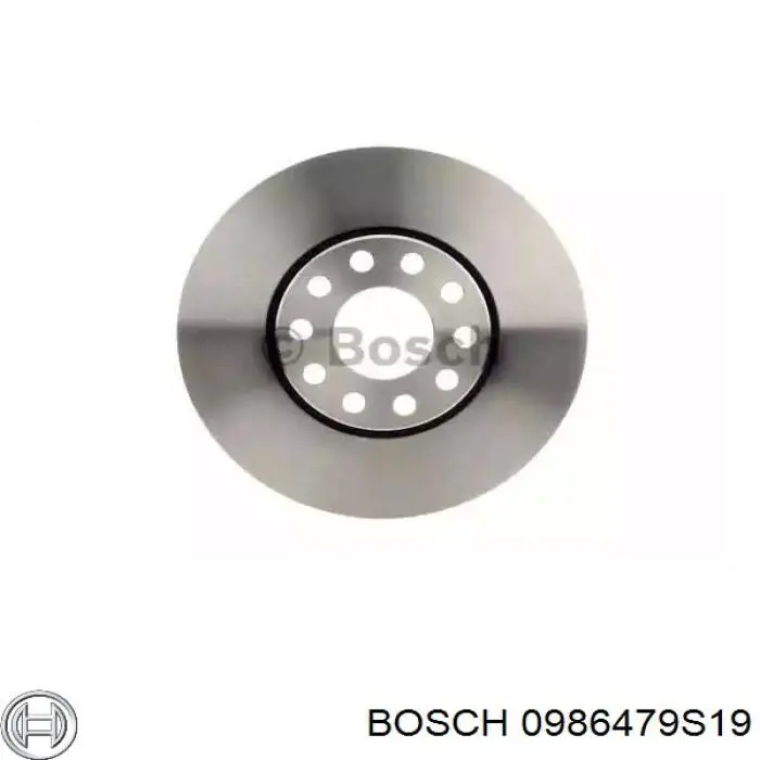 0986479S19 Bosch диск тормозной передний