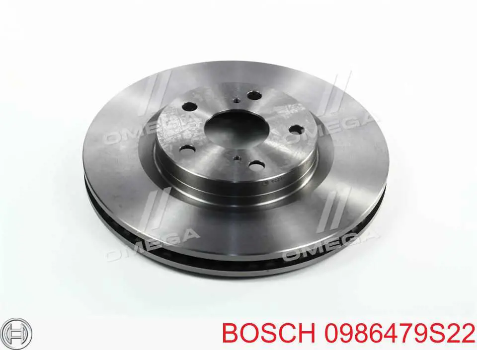 0986479S22 Bosch диск тормозной передний