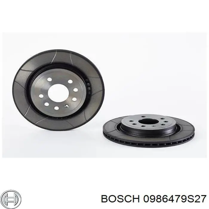 Тормозные диски 0986479S27 Bosch