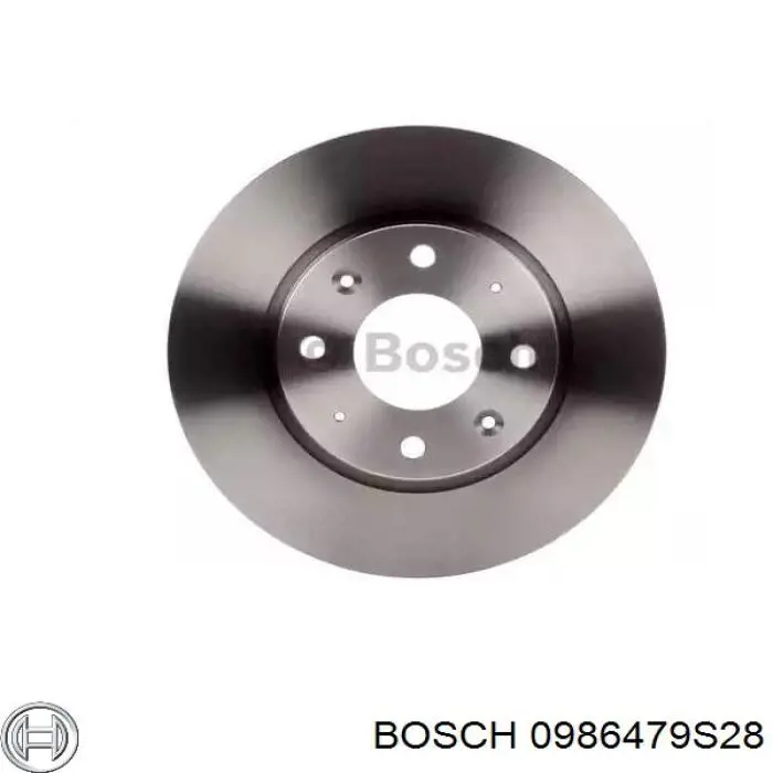 0986479S28 Bosch диск тормозной передний