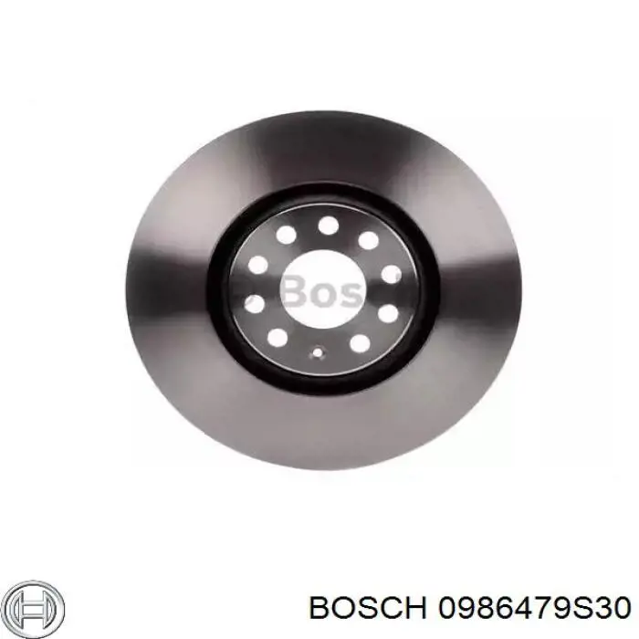0986479S30 Bosch диск тормозной передний