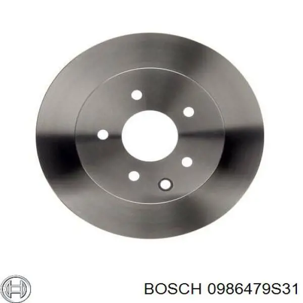 Диск гальмівний задній 0986479S31 Bosch