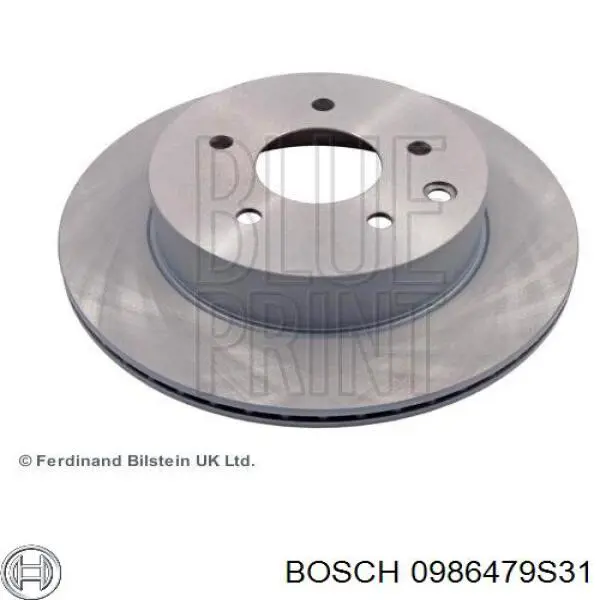 Задний дисковый тормоз Bosch 0986479S31