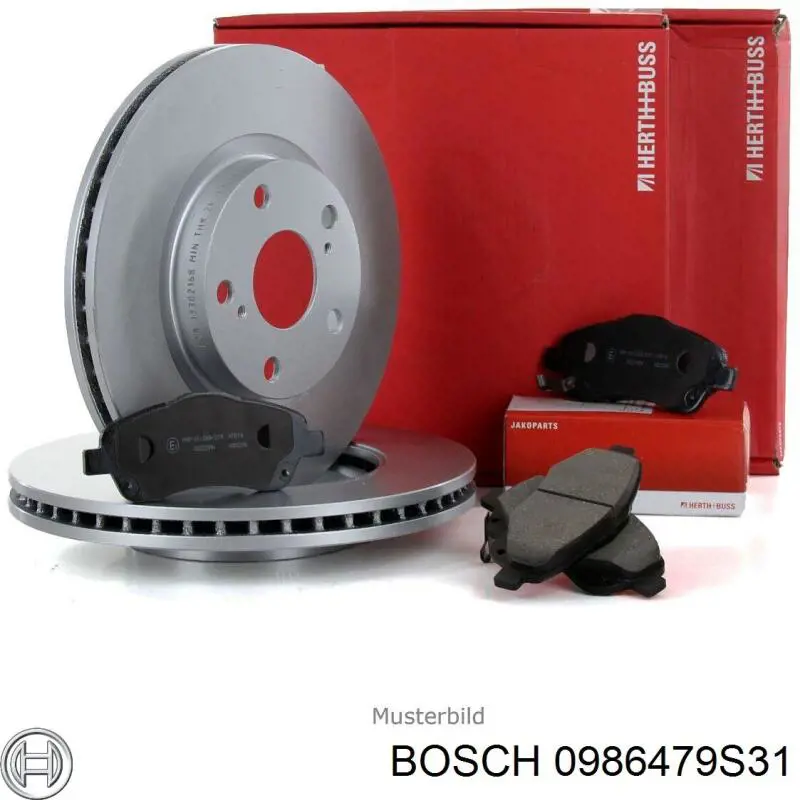 Тормозные диски 0986479S31 Bosch