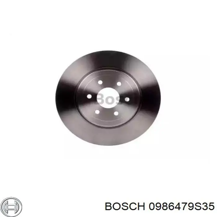 0986479S35 Bosch диск тормозной передний