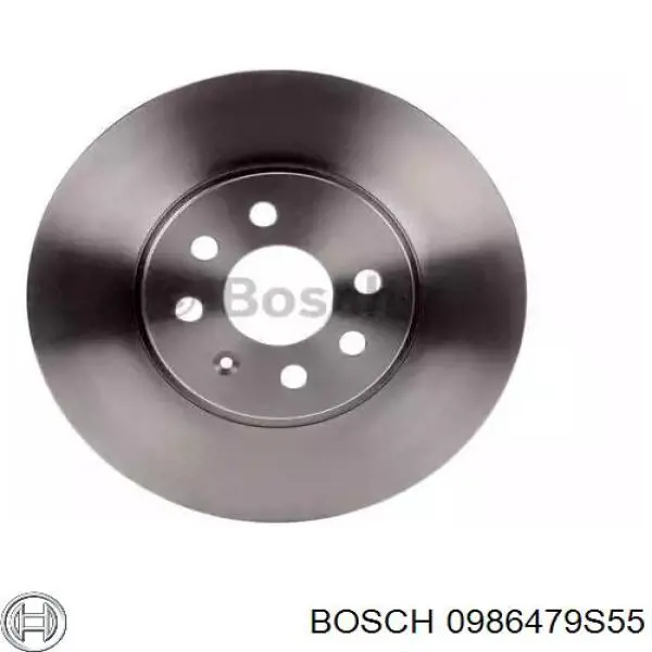 0986479S55 Bosch диск тормозной передний
