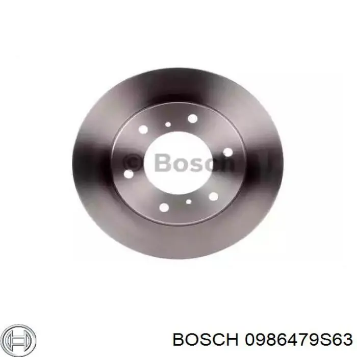 Передние тормозные диски 0986479S63 Bosch