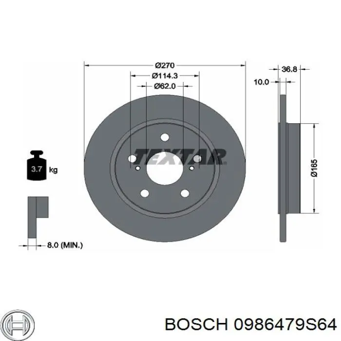 0986479S64 Bosch