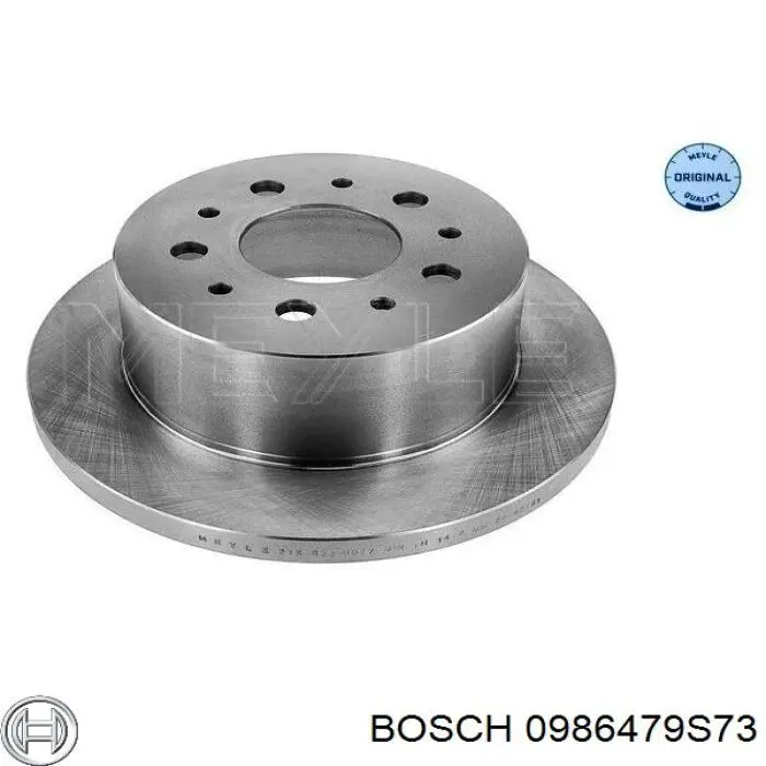 0986479S73 Bosch диск тормозной задний