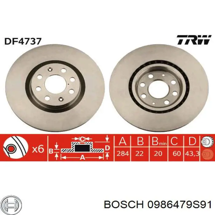 0986479S91 Bosch