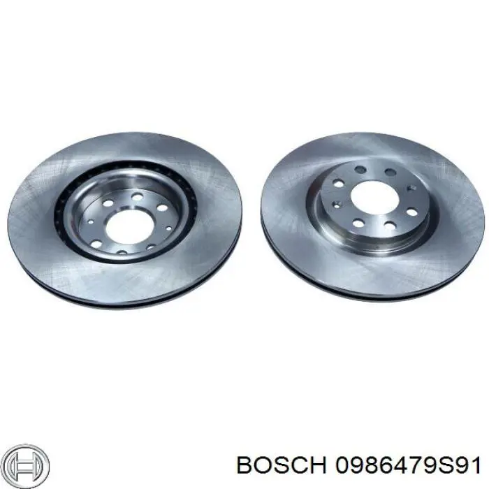 0986479S91 Bosch диск тормозной передний