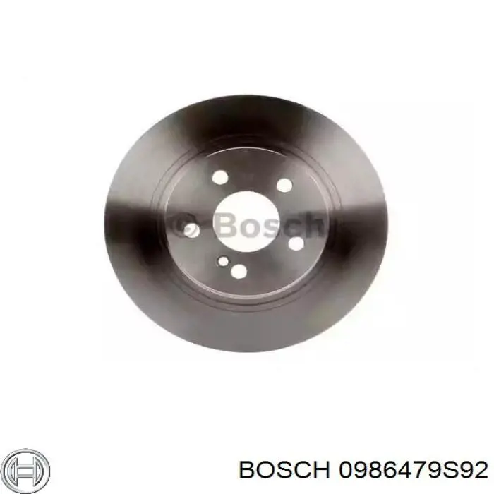 Тормозные диски 0986479S92 Bosch