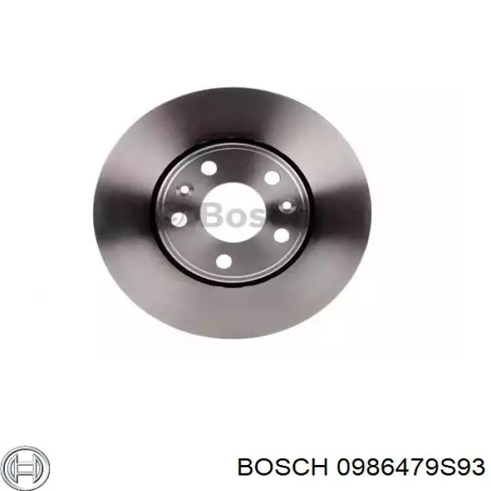 0986479S93 Bosch диск тормозной передний