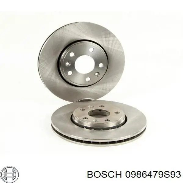 Передние тормозные диски 0986479S93 Bosch