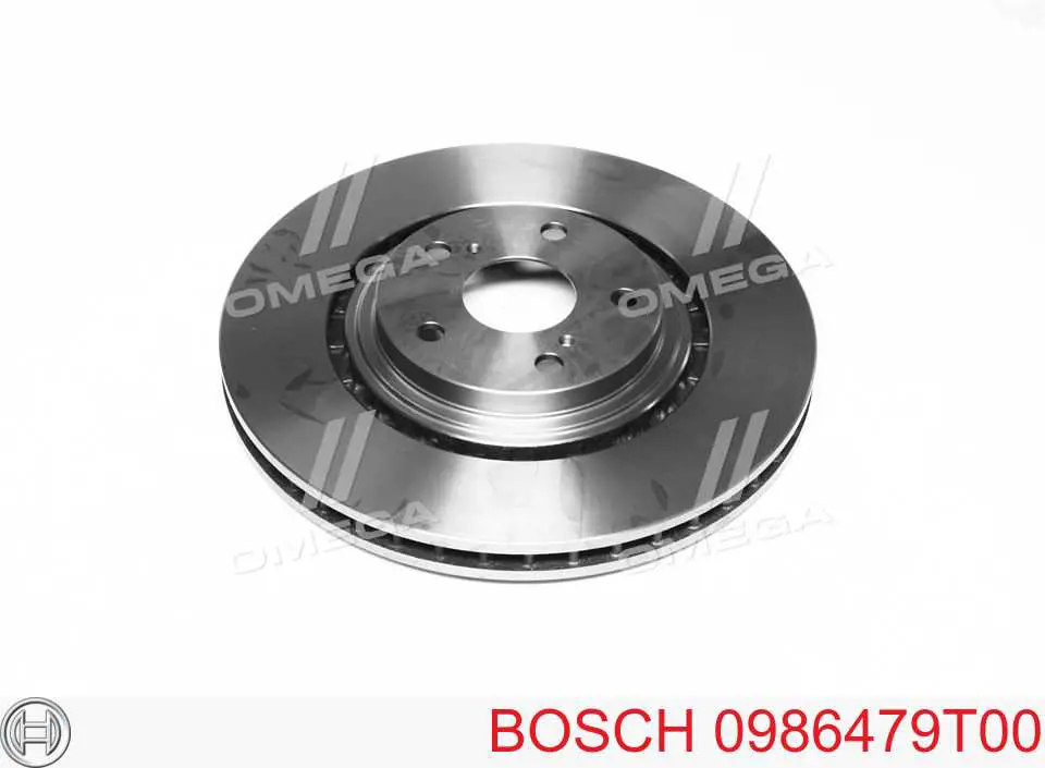 Передние тормозные диски 0986479T00 Bosch