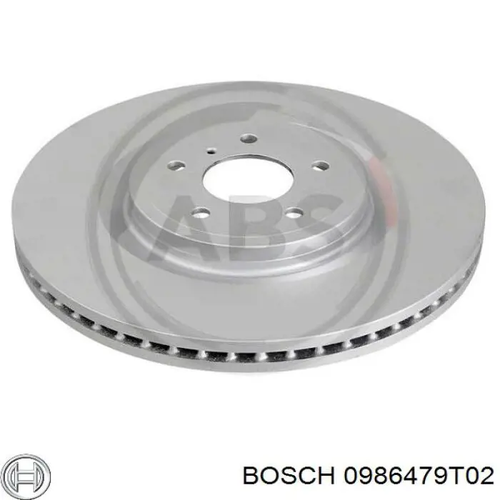 Диск гальмівний передній 0986479T02 Bosch