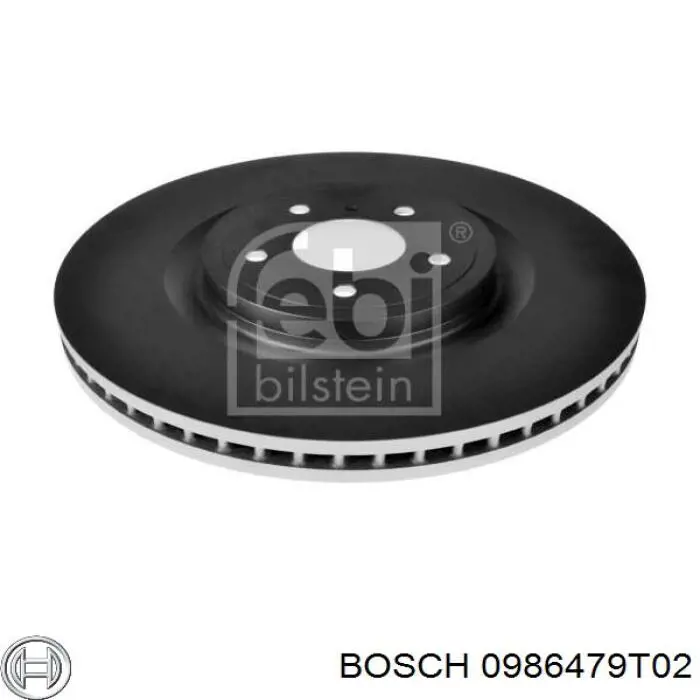 Передние тормозные диски 0986479T02 Bosch