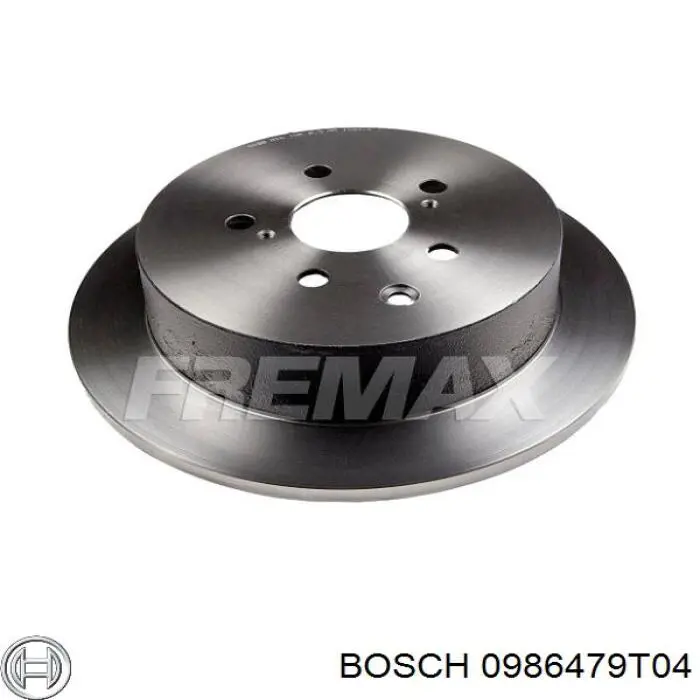 Купить 0986479T04 Bosch Диск тормозной задний