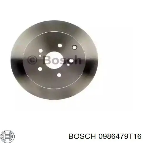 Тормозные диски 0986479T16 Bosch