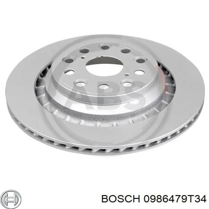 Задний тормозной диск Bosch 0986479T34 цена, от 74.40 USD