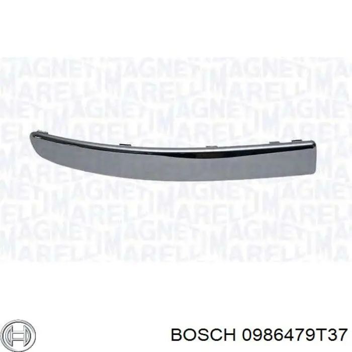0986479T37 Bosch диск тормозной передний