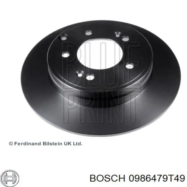 Задний тормозной диск Bosch 0986479T49 цена, от 30.40 USD